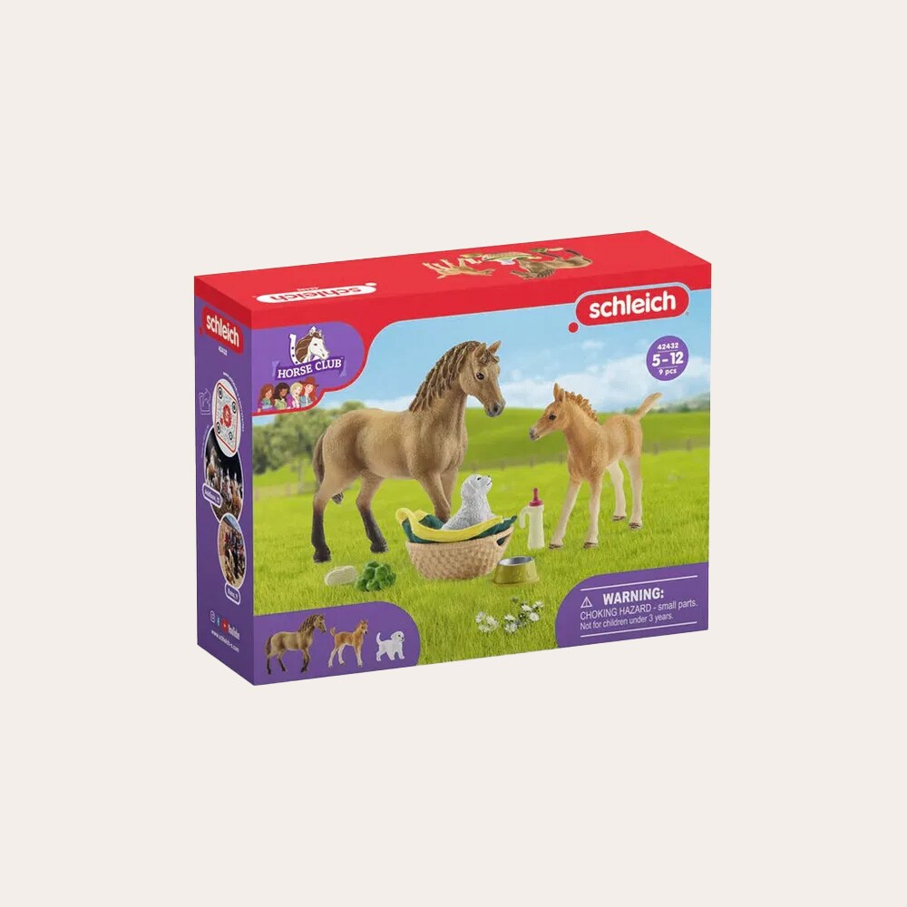 Speelgoed Club Sarahs Baby Animal Care Schleich