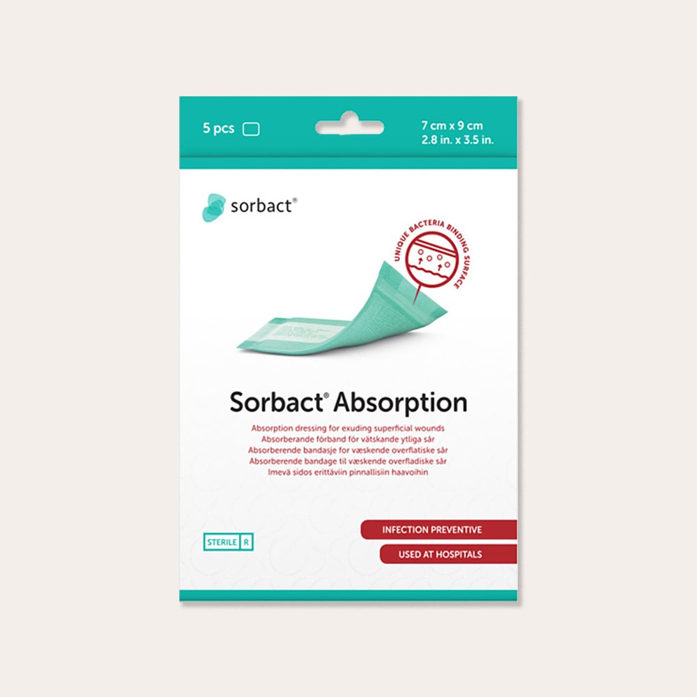  Pak van 5 stuks. Absorption Sorbact