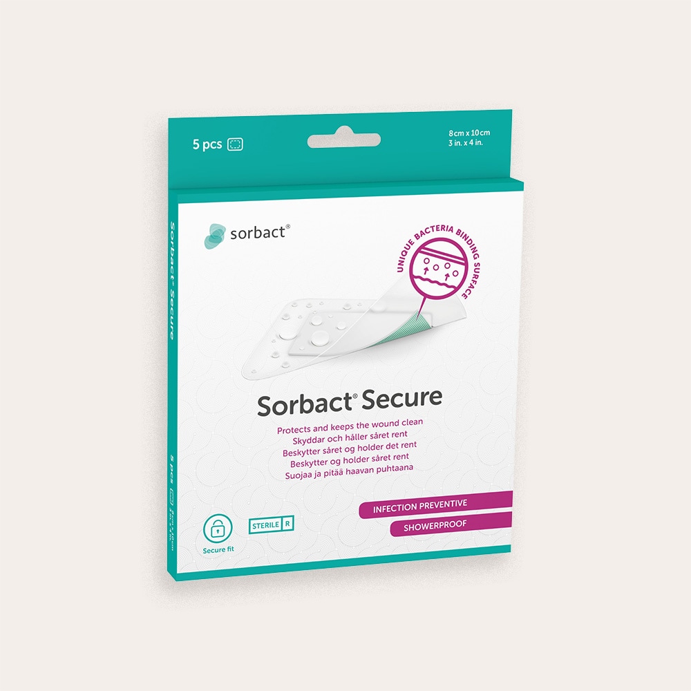  Pak van 5 stuks. Secure 8x10 cm. Sorbact