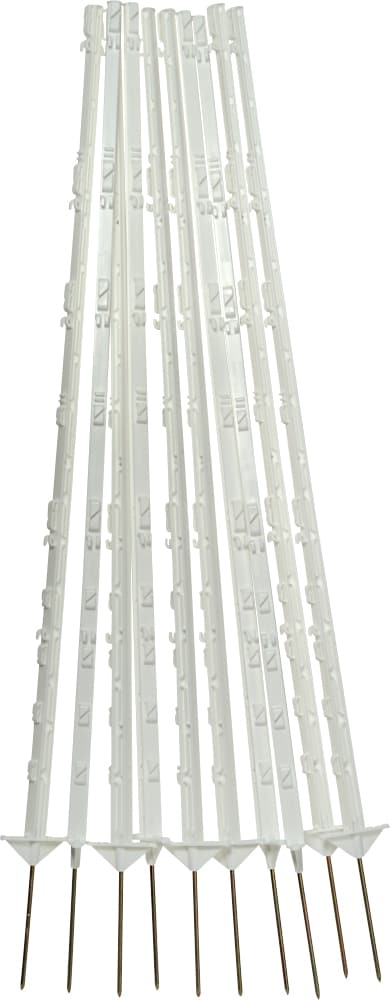 Kunststof hekpaal Pak van 10 stuks.  Willab