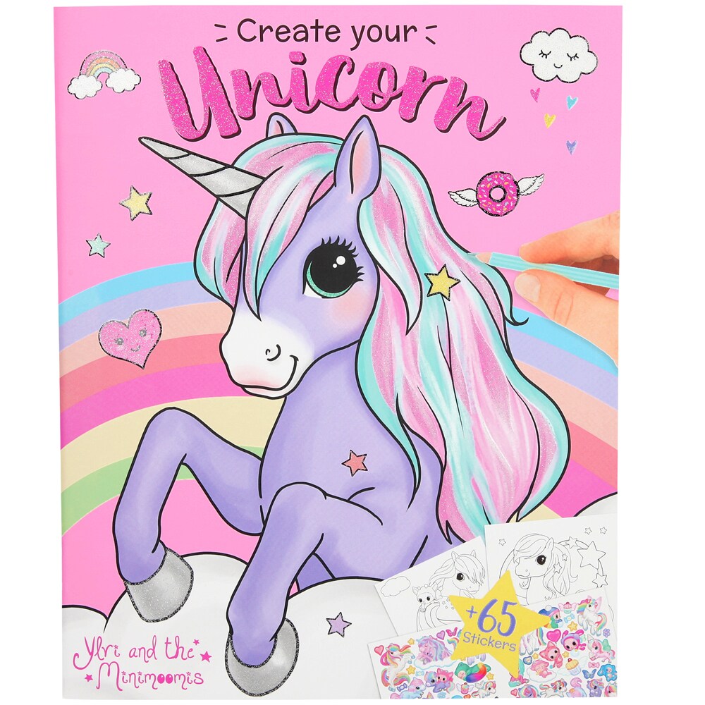 Kleurboek  Create your unicorn Miss Melody